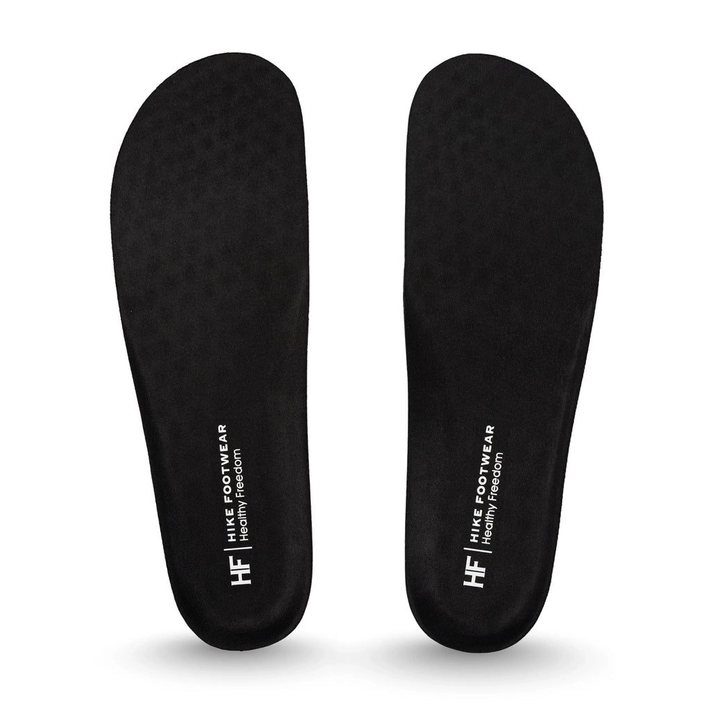 Black Barefoot Insoles – High-Density Foam Comfort