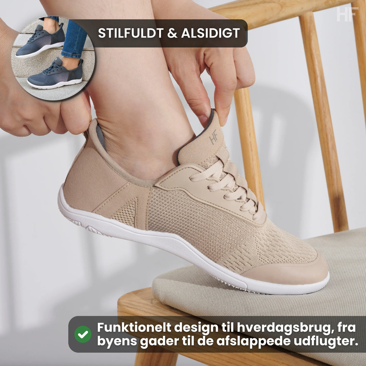 HF Stride – Hands-Free & Ergonomic Barefoot Shoes